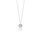 14K Solid Gold Orb Harmony Diamond Necklace