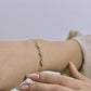 14K Solid Gold Olympic Tria Bracelet