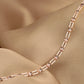 14K Solid Gold Double Oval Cut Tennis Bracelet