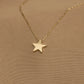 925 Sterling Silver Minimalist Star Pendant Necklace