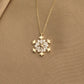 925 Sterling Silver Small Snowflake Necklace