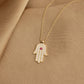 925 Sterling Silver Hamsa Hand of Fatima Necklace