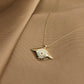 925 Sterling Silver Light Blue Evil Eye Necklace