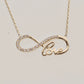 925 Sterling Silver Infinity Love Necklace