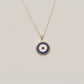 925 Sterling Silver Double-Sided Evil Eye Necklace