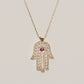 925 Sterling Silver Hamsa Hand of Fatima Necklace