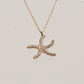 925 Sterling Silver Starfish Necklace