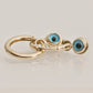 925 Sterling Silver Evil Eye Earrings