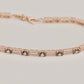 14K Solid Gold Double Oval Cut Tennis Bracelet