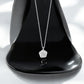 14K Solid Gold Aurora Spiral Diamond Necklace