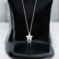 14K Solid Gold Blossom Diamond Necklace