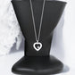 14K Solid Gold Heart's Glow Diamond Necklace