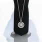 14K Solid Gold Celestial Orbit Diamond Necklace