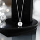 14K Solid Gold Hexa Glow Diamond Necklace